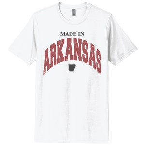 Arkansas Shirt, Made In Arkansas, Arkansas Apparel, Unisex Fit, AR Shirt, Arkansas Native Shirt, Sublimated Design, Arkansas Pride