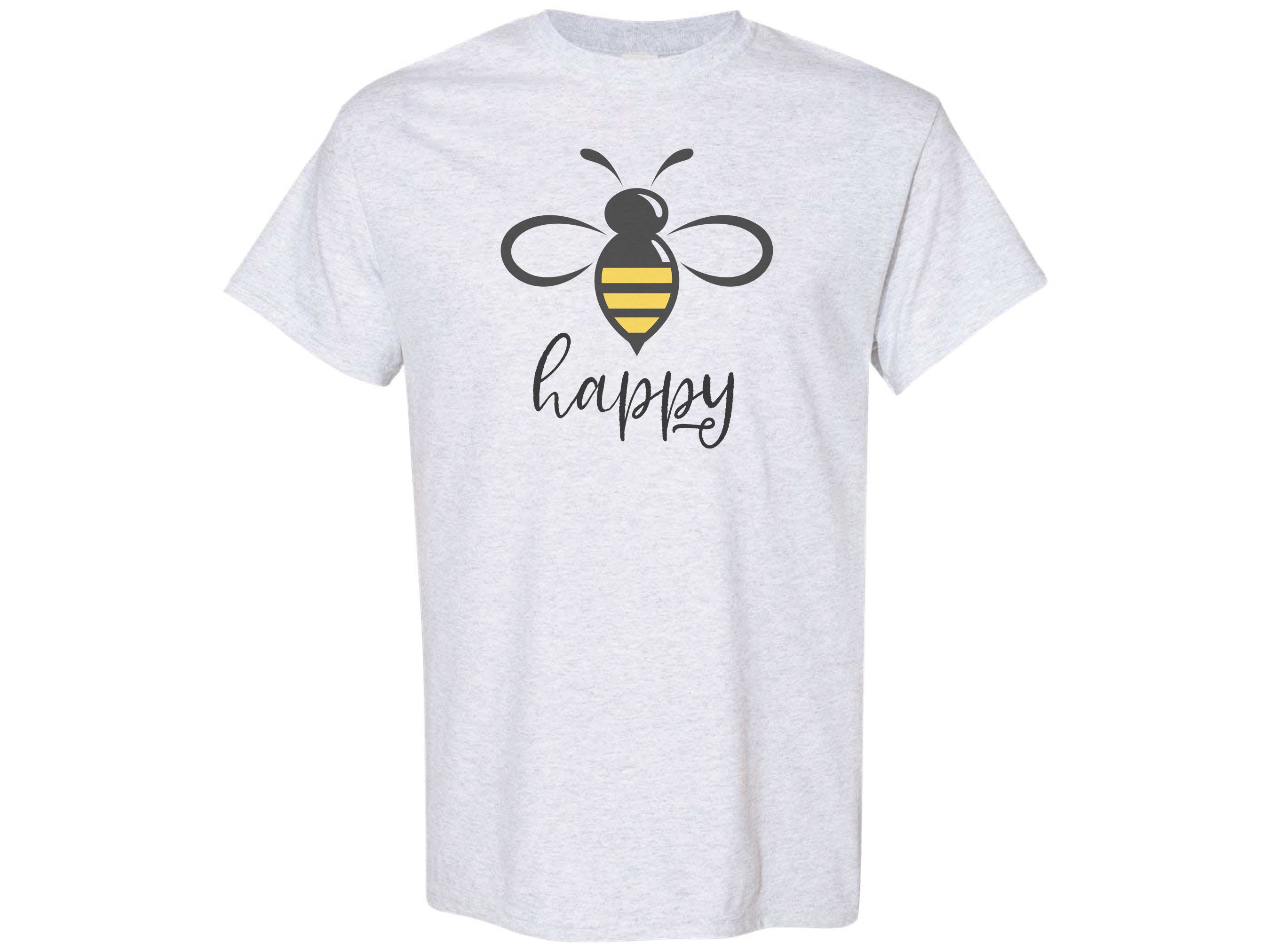 Honey Bee Shirt, Bee Happy, Bumble Bee T Shirt, Sublimated Design
