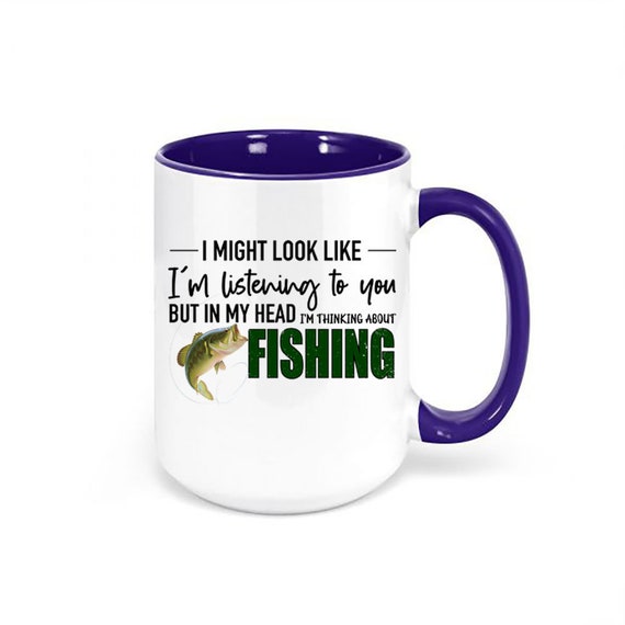 Mug De Pêche Humoristique 'Better Fishing' – Cadeau Anniversaire Pêcheur – Céramique