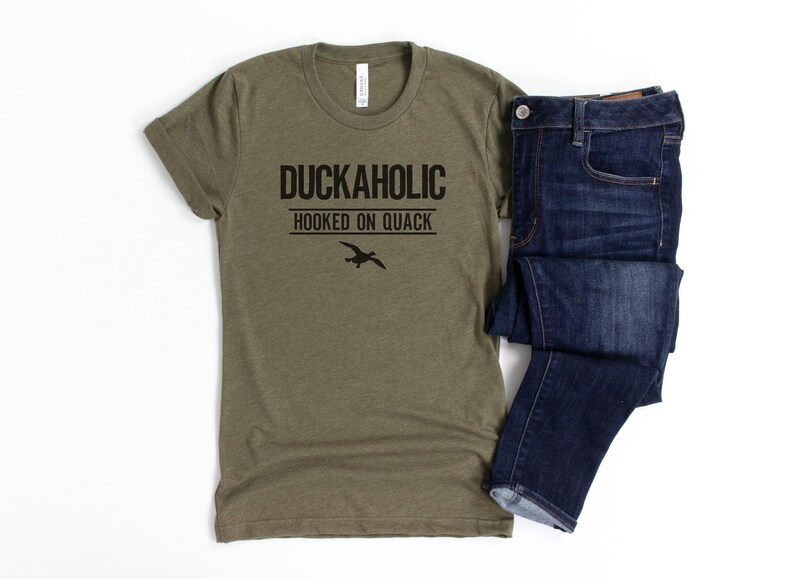 Duck Hunting Shirt Duckaholic Duck Hunting Apparel Etsy