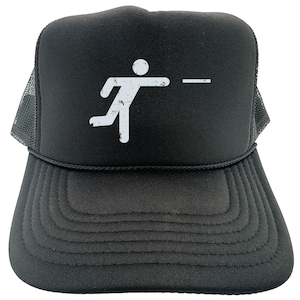 Disc Golf Hat, Disc Golf Man, Frisbee Hat, Ultimate Frisbee Hat, Adjustable Snapback, Disc Golf Gift, Frisbee Gift, Mesh Caps, Frisbee Cap