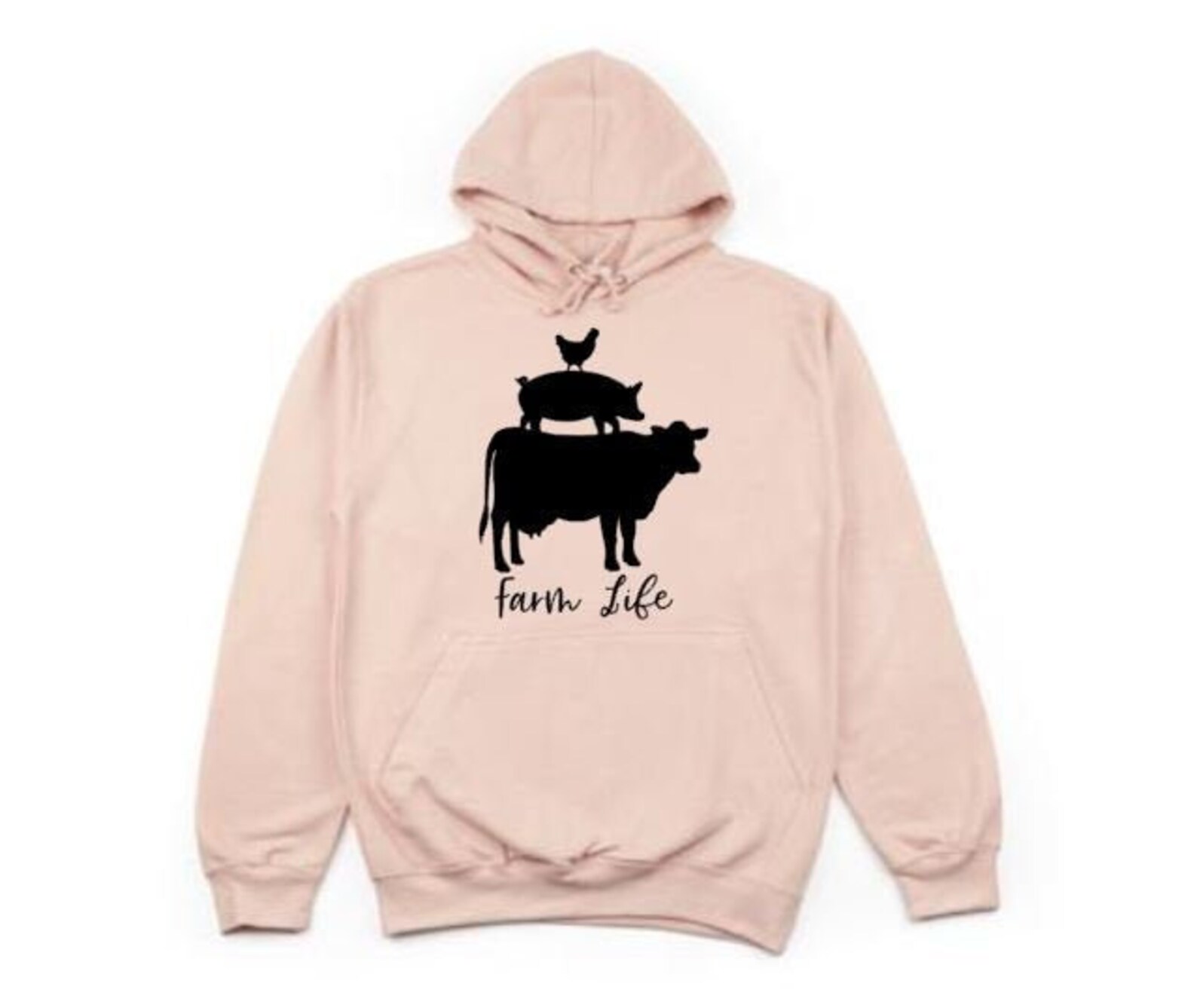 Farm Life Farming Apparel Unisex Hoodie Farm Animals Farm | Etsy
