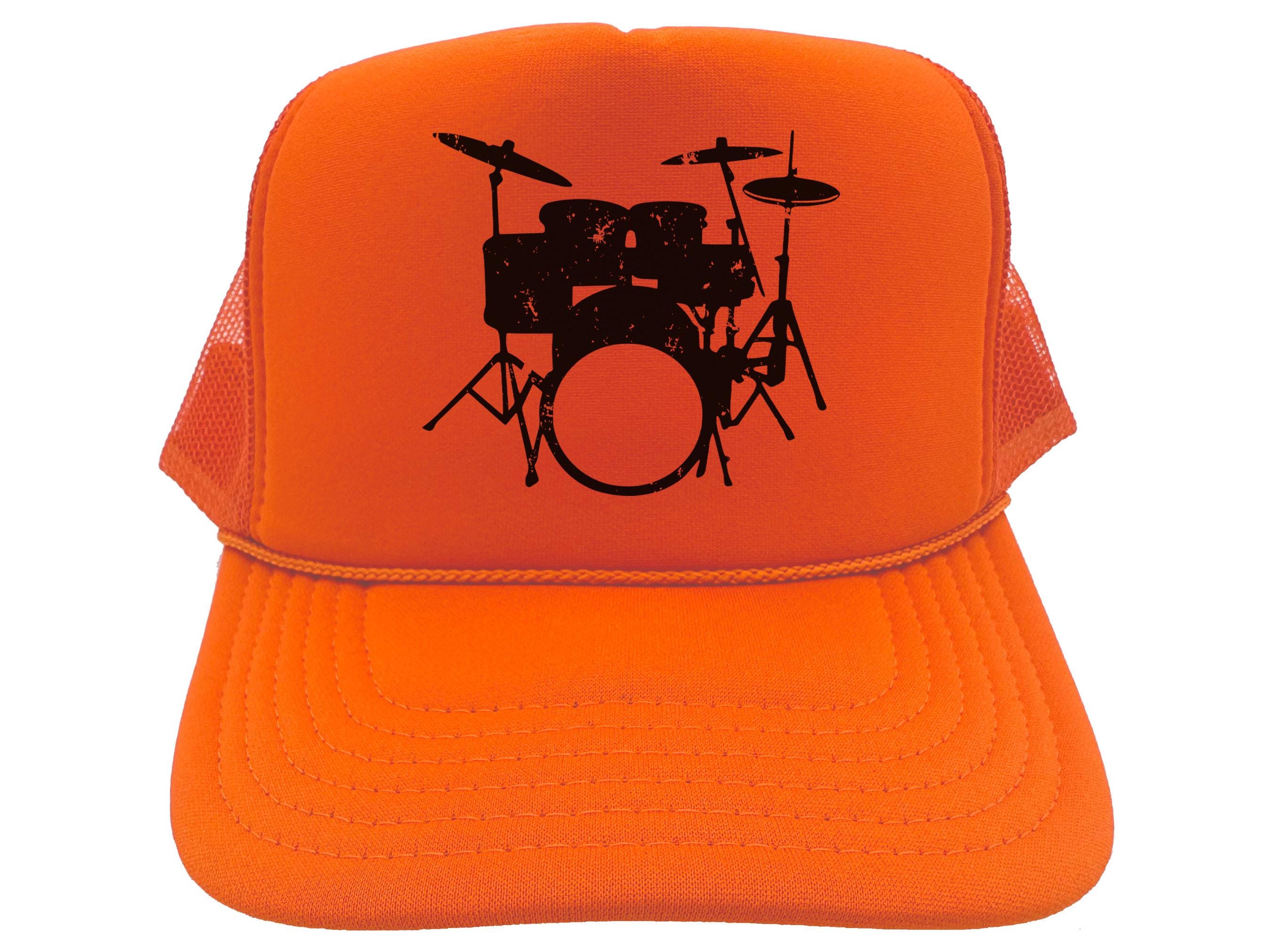 Drummer Hat, Drumset, Percussionist Hat, Drummer Trucker Hat ...