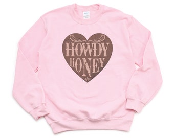 Moletom Howdy, Howdy Honey, Moletom Southern, Moletom Howdy Honey, 20 opções de cores, Moletom Western, Moletom Country Western