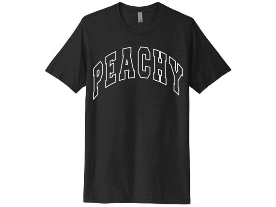 Peachy T Shirt, Peachy, Peach Themed Shirt, Unisex Fit, Peachy