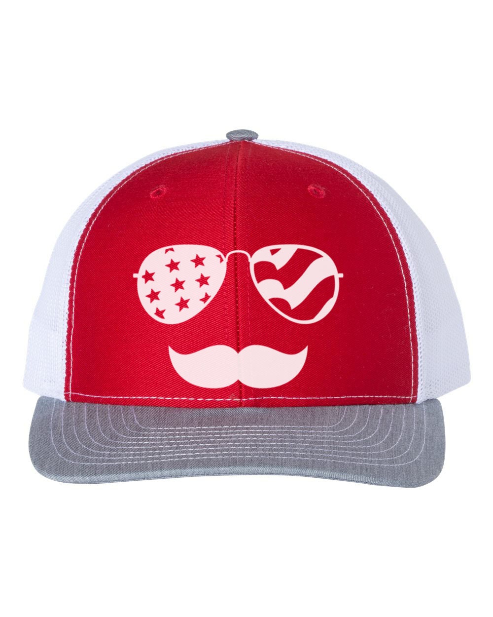 Hat America Glasses and Mustache Labor 