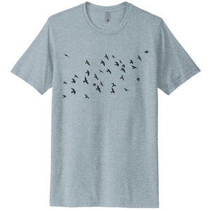 Bird Lover, Bird Shirt, Flying Birds, Unisex Fit, Bird Watching, Gift For Bird Lover, Gift For Him, Birds, Crow Shirt, Raven Shirt, Trendy T