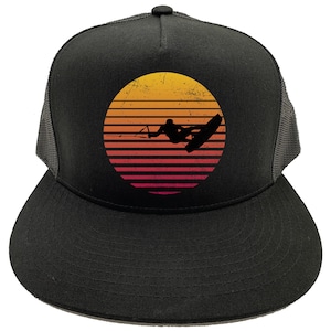 Wakeboard Hat, Wakeboard Sun, Lake Hat, Boating Gift, Water Sports, Wakeboarder Hat, Richardson Hats, Summer Snapback, Water Skiing Hat