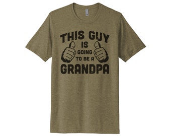 Opa babyaankondiging, deze man wordt een opa, zwangerschap onthullen, opa te zijn, Graphic Tee, opa shirt, Pops tshirt, GPA