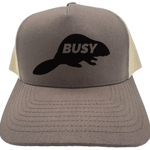 Beaver Hat, Busy Beaver, Trucker Hat, Beaver Apparel, Adjustable Snapback, Beaver Cap, Beaver Lover, Snapback Hats