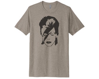 David Bowie Shirt, Bowie, Ziggy Stardust Shirt, 90er Jahre Punk Rock, Unisex Fit, Punk Rock, Geschenk für ihn, Bowie Shirt, Geschenk für sie, Musik Shirt