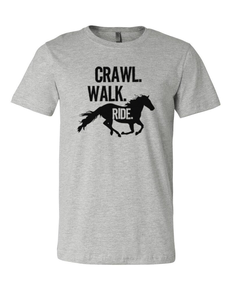 Equestrian Apparel Crawl Walk Ride Horse Riding Shirt Etsy
