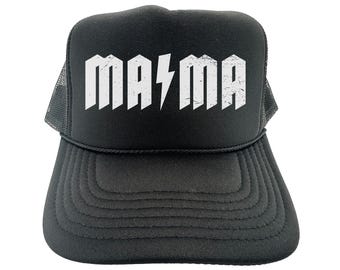 Mama Trucker Hut, Mama Bolt, Geschenk für Mama, Mama Snapback, verstellbarer Hut, 10 Farboptionen, Rock N Roll Hut, Geschenk für sie, Mesh Caps