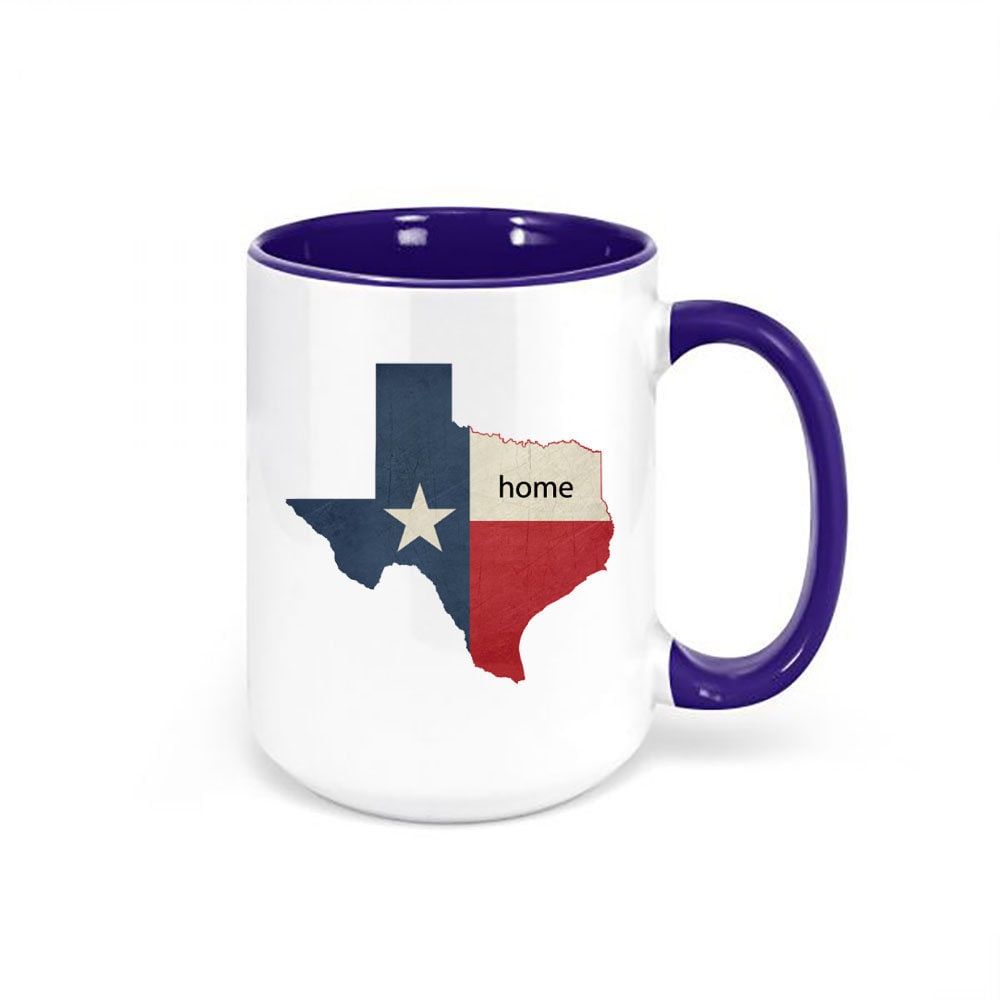 Texas Coffee Mug Texas is Home Texas Cup TX Mug TX is Home Etsy