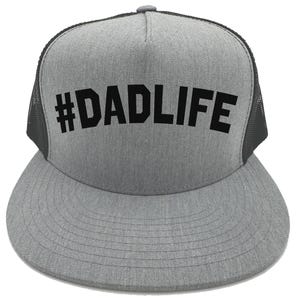 Dad Hat, #Dadlife, Father&#39;s Day Hat, Gift For Dad, Dad Apparel, Trucker Hat, Snapback, Adjustable, Dad Cap, Dad To Be, Dad Reveal
