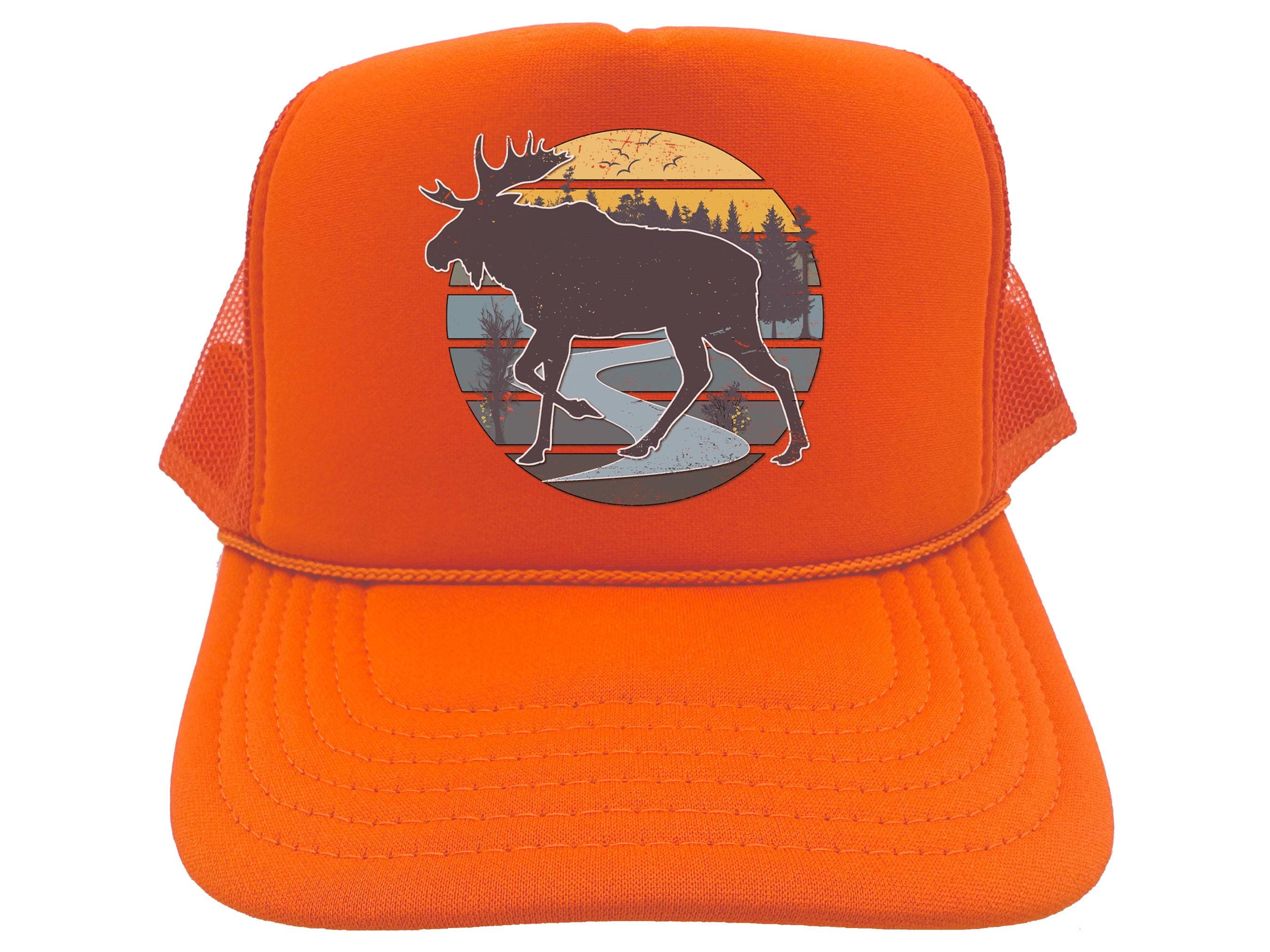 Moose Hat, Moose Sun, Otto Hat, Moose Hunting Hat, Wildlife Hat