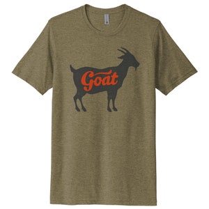 Goat Shirt, Goat, Unisex, Soft Bella Canvas, Sublimation, Goat Tee, Gift For Him, Greatest Of All Time, Goat Apparel, Gift For Her, Sports