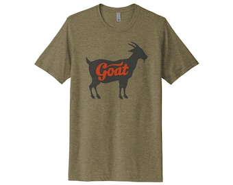 Goat Shirt, Goat, Unisex, Soft Bella Canvas, Sublimation, Goat Tee, Gift For Him, Greatest Of All Time, Goat Apparel, Gift For Her, Sports