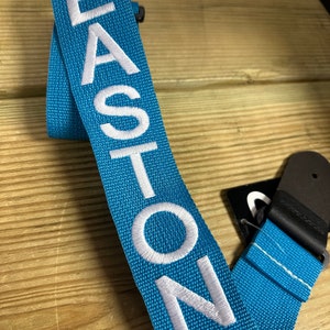 Custom Guitar Strap, Embroidered Guitar Strap, Personalized Guitar Strap, Guitarist Gift, Musician Gift, Custom Embroidery, Guitar Gear image 2