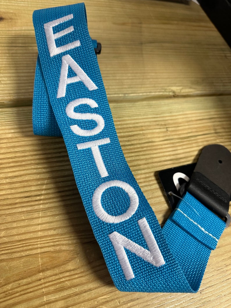 Custom Guitar Strap, Embroidered Guitar Strap, Personalized Guitar Strap, Guitarist Gift, Musician Gift, Custom Embroidery, Guitar Gear image 2