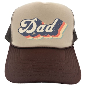 Dad Hat, Retro Dad, Dad Trucker Hat, Vintage Dad Hat, Dad Trucker Hat, 10 Hat Options!, Adjustable Snapback, Dad Cap, Father&#39;s Day Gift