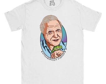 Sir David Attenborough Forever T-shirt | Funny Gift For Him or Her | Christmas Birthday Present