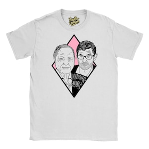 Louis Theroux and David Attenborough T-Shirt National Treasures | BBC