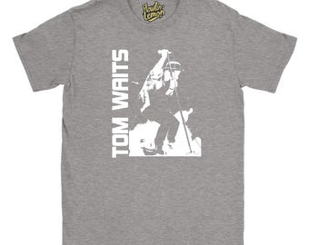 Tom Waits T-shirt | Live | Music Apparel - Etsy UK
