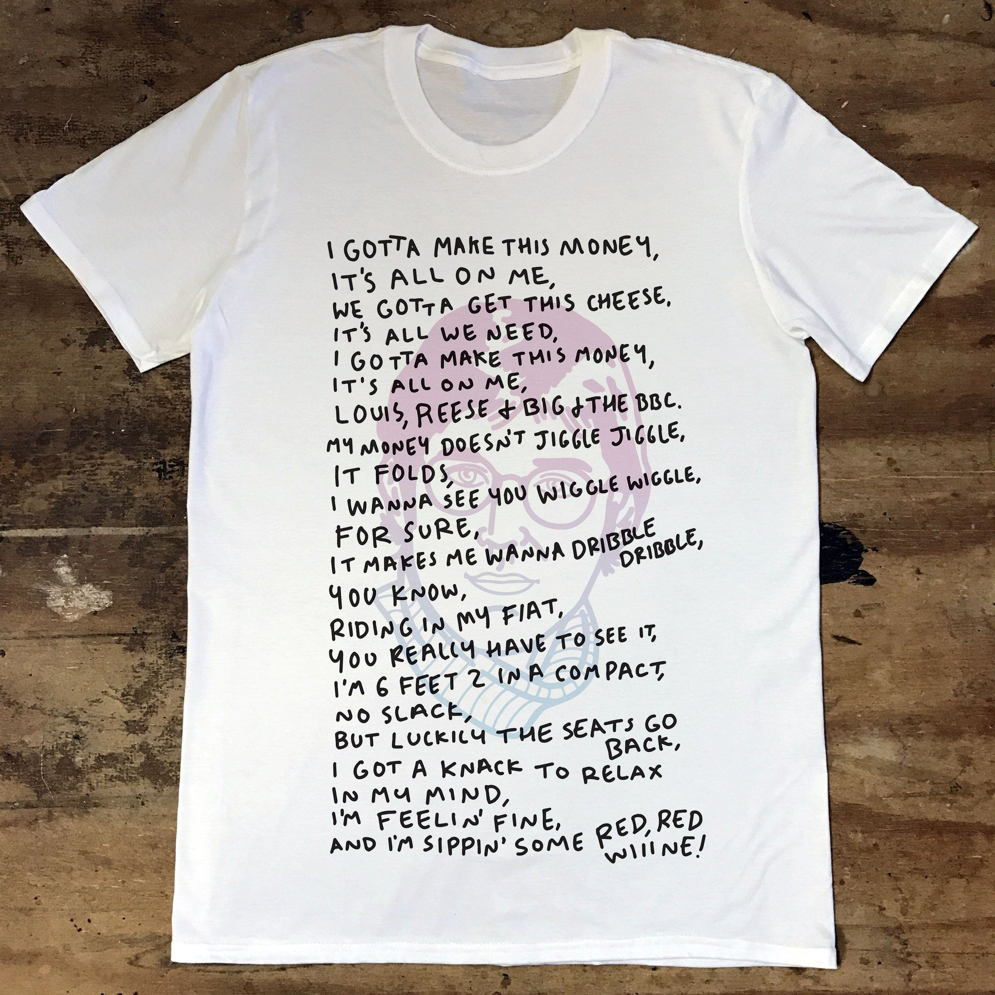 Louis Theroux My Money Doesn't Jiggle Rap Lyrics T-shirt - Etsy Canada Louis Theroux My Money Doesn't Jiggle Rap Lyrics T-shirt - Etsy Canada