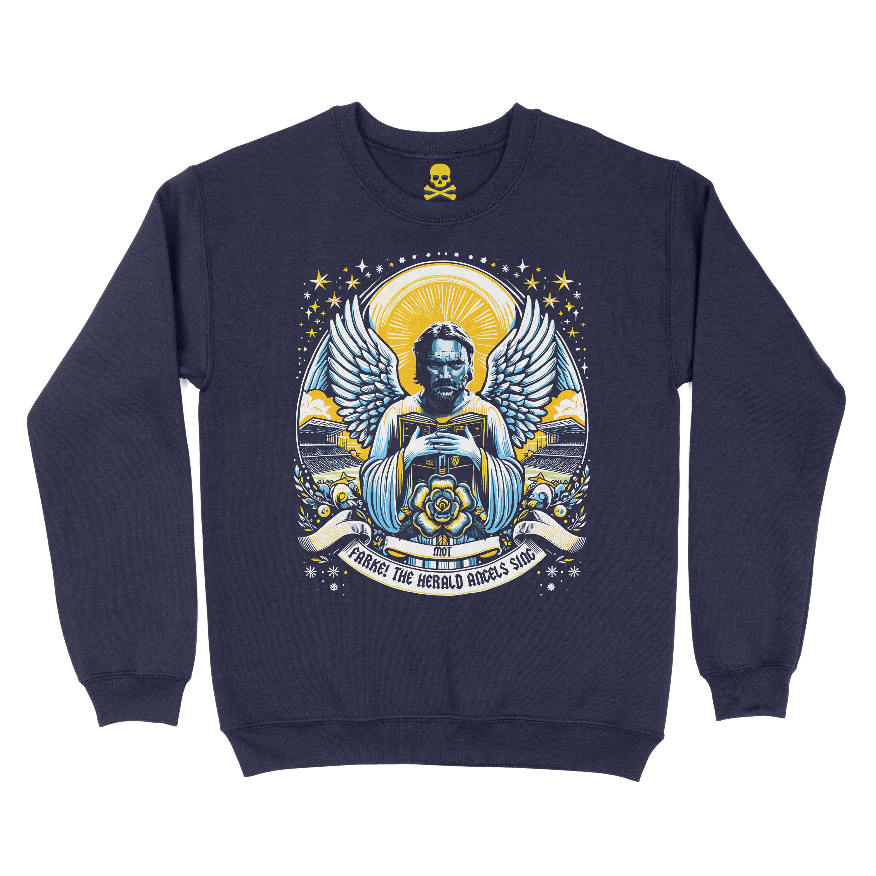 Kids Leeds Christmas Sweater | Farke The Herald Angels Sing | Funny Xmas