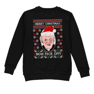 Father Ted Christmas Sweater | Father Jack Now Feck Off | Funny Xmas