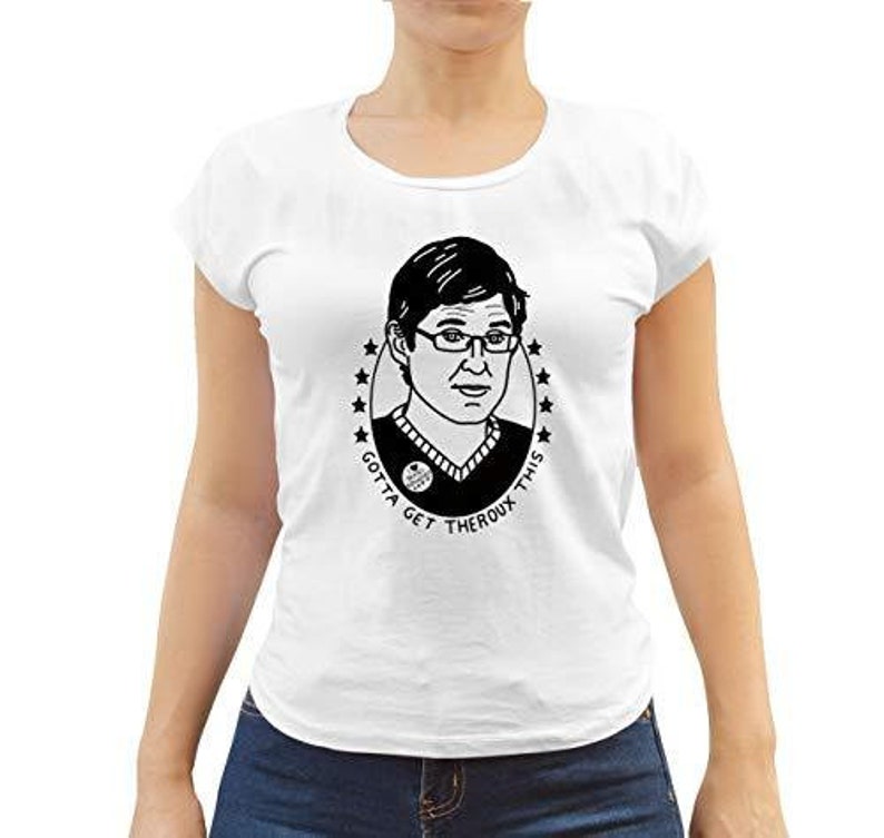 Retro 90/'s T-Shirt Jiggle Apparel Gotta Get Theroux This Women/'s T-Shirt