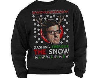 Louis Theroux Christmas Sweater Dashing Theroux The Snow