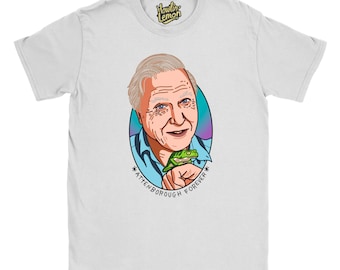 Camiseta "Sir David Attenborough Forever" / Regalo divertido para él o ella / Regalo de cumpleaños de Navidad
