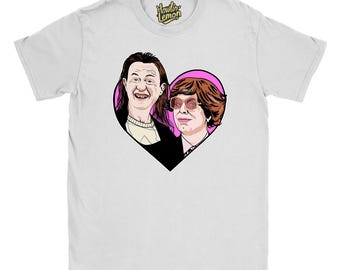League of Gentlemen T-Shirt, Pauline and Mickey Heart, Royston Vasey Dark Comedy