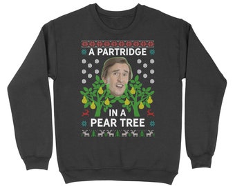 Alan Partridge Christmas Sweater A Partridge in A Pear Tree | Xmas Jumper |