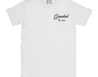 Grandad 2023 New Baby New Born Gift T-Shirt | Gift Present For Him Her Idea