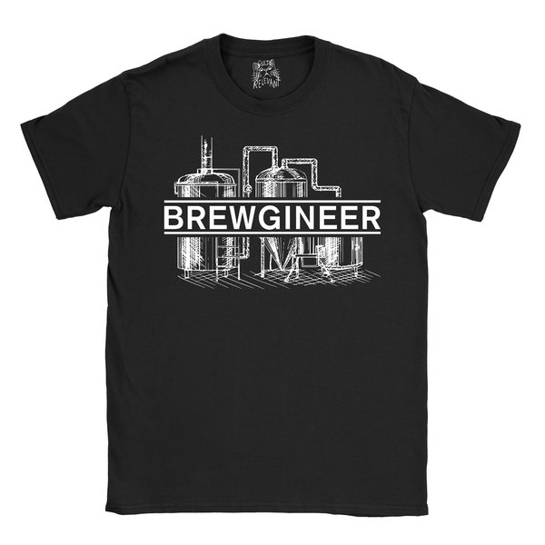 Brewgineer T-Shirt | Homebrew | Craft Beer and Brewing T shirt |