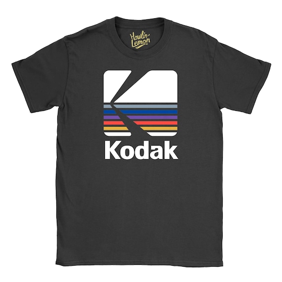★KODAK★ CINERY GRAPHIC HALF SLEEVE T-SHIRT CHARCOAL Kodak Apparel Unisex Colorkins Heavy Cotton Short Sleeve Tee