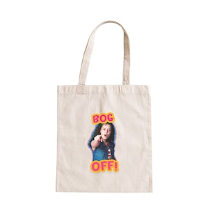 Tracy Beaker - Bog Off Tote Bag Canvas Eco Shopping Bag | Present 90-tals TV-program Rolig