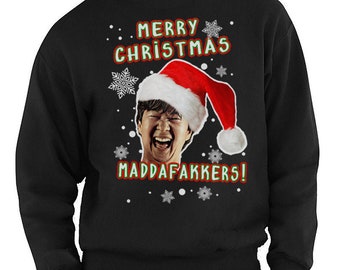 Mr Chow Christmas Sweater Merry Christmas Funny Xmas Jumper