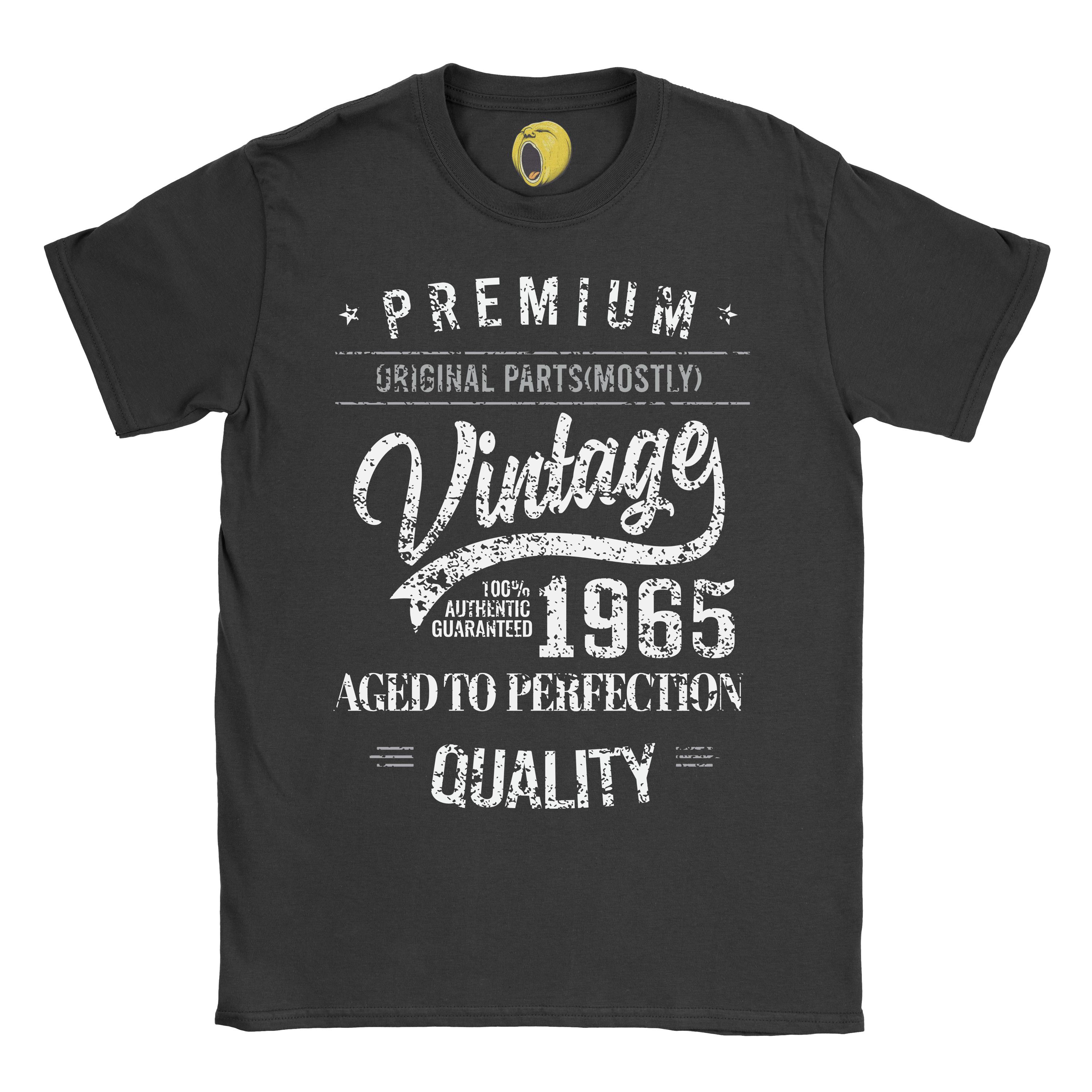 61st Birthday T-shirt 1965 - Gift for Him or Her | Vintage Premium