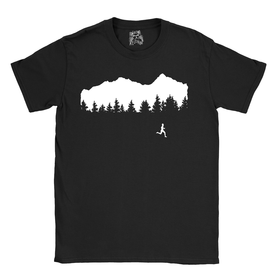 Trail Running Tshirt Outdoors Gifts for Him Runners Running Gifts