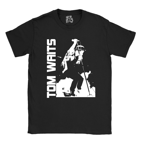 Tom Waits T-shirt | Live | Music Apparel