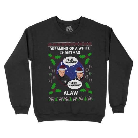 Leeds Feliz Navidad Christmas Sweater Marcelo Bielsa Dreaming of A White Christmas Funny Xmas Etsy