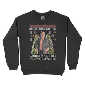 The Rock Christmas Sweater Etsy UK