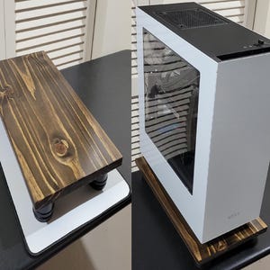 Solid Wood Computer Stand | Customization and Engraving