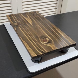 Solid Wood Computer Stand | Customization Available bild 2