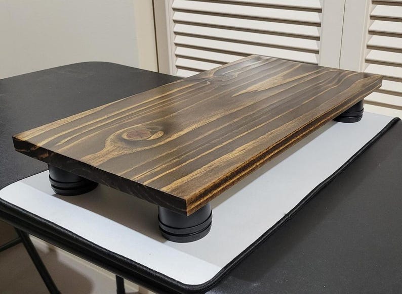 Solid Wood Computer Stand | Customization Available bild 4
