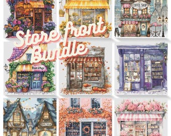 Store front bundle cross stitch pattern PDF